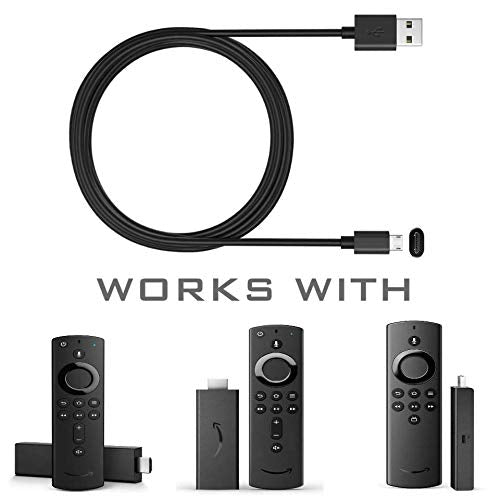 10FT Long USB Power Cable Cord (Pack of 2) V341