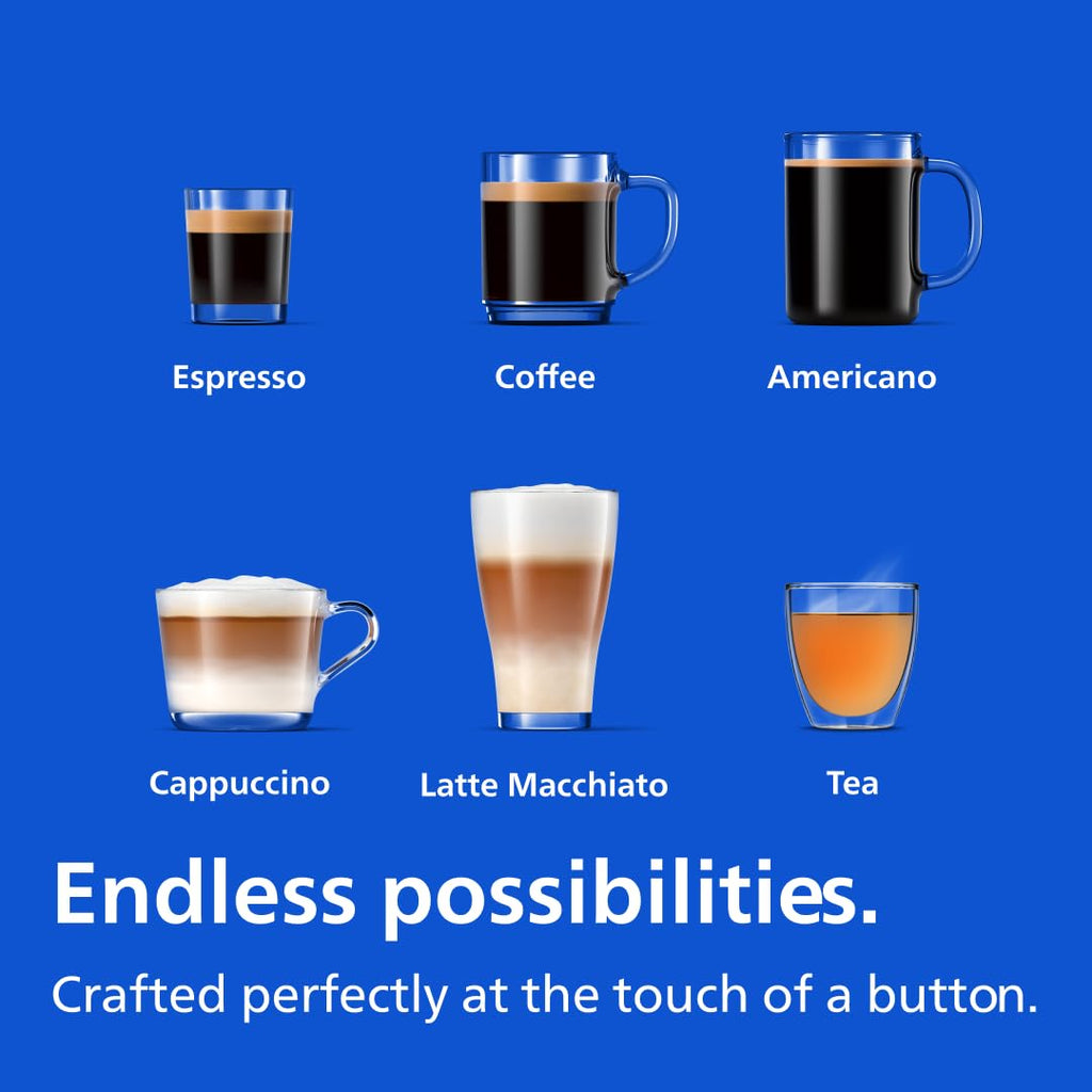 Fully Automatic Espresso Machine with Milk Frother, Black Q40906