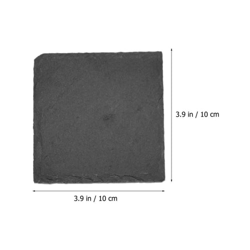 12pcs Natural Stone Drink Coasters I4702