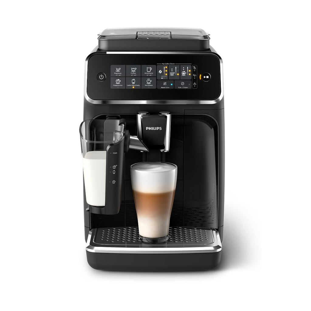 Fully Automatic Espresso Machine with Milk Frother, Black Q40906