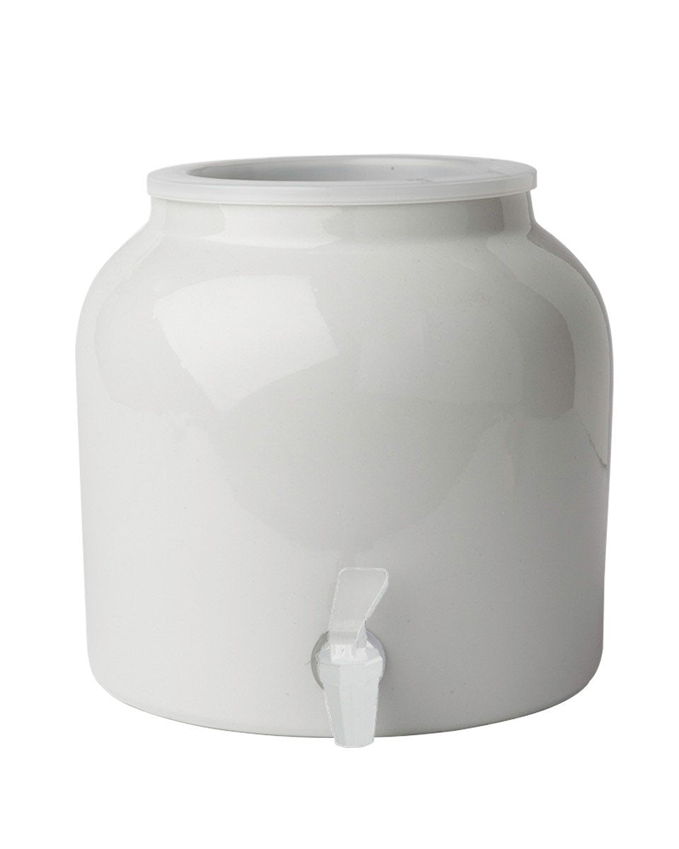 Porcelain 2.5 Gallon Water Dispenser with Counter Stand R65778