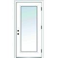 Steel Prehung Door Full Lite Clear Low-E Glass 32"x80" W9783