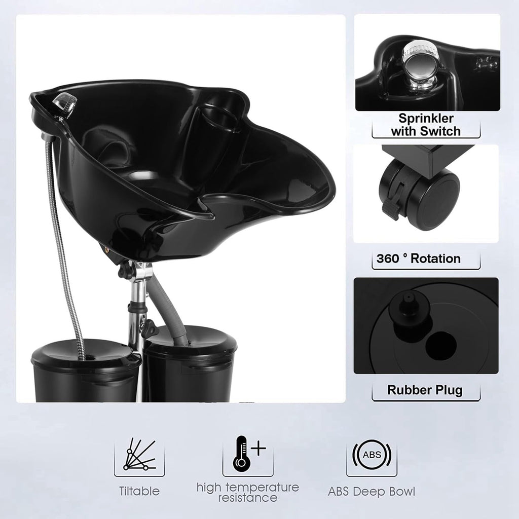 Portable Shampoo Bowl with Electric Pump S808116