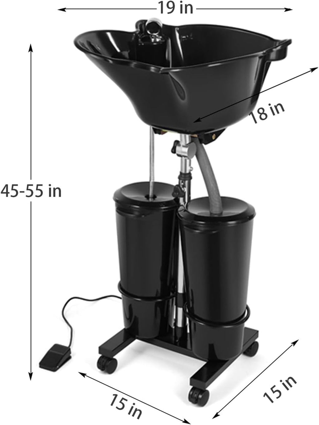 Portable Shampoo Bowl with Electric Pump S808116