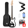 Electric Bass 4 Strings Full-Size Guitar Kit PB-Style Black S461