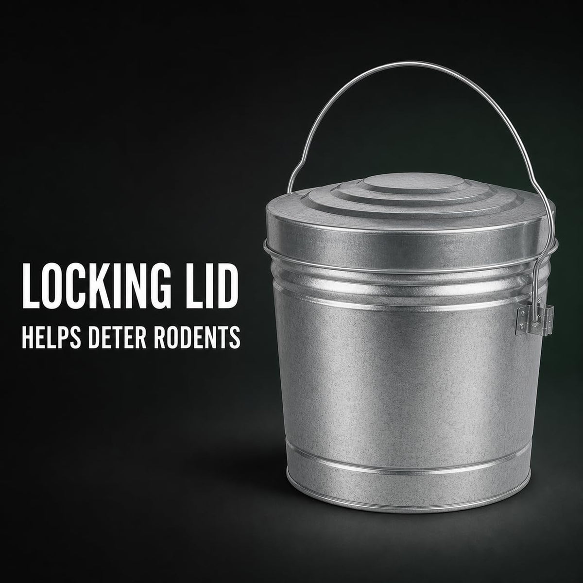 6 Gallon Steel Locking Can with Wire Handle Z872711