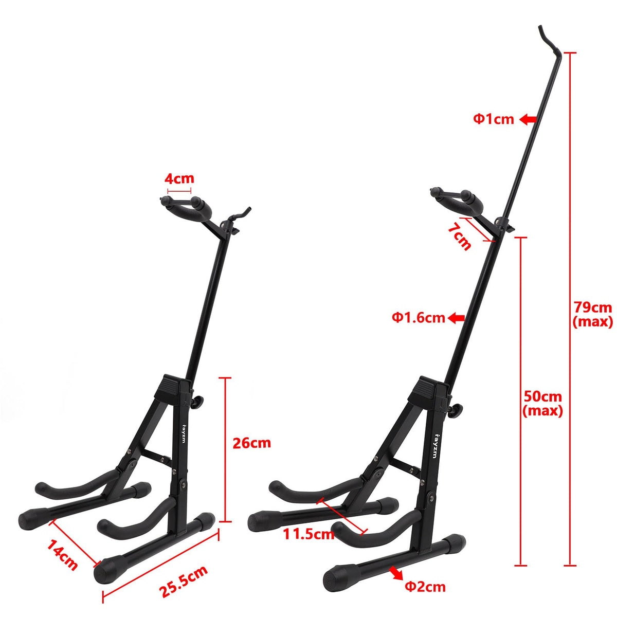 Adjustable Portable Folding Metal Violin Stand S206613