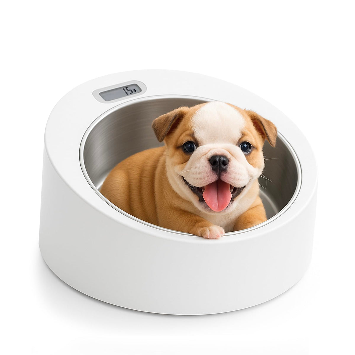 Digital Weight Scale with Stainless-Steel Bowl H18594