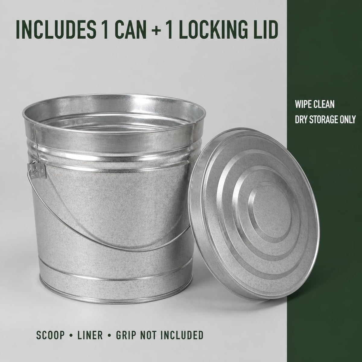 6 Gallon Steel Locking Can with Wire Handle Z872711