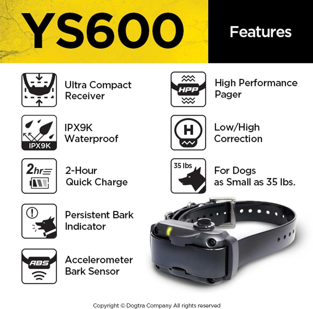 Rechargeable Waterproof No Bark Collar for Large Dogs 35 lbs and Up P735047