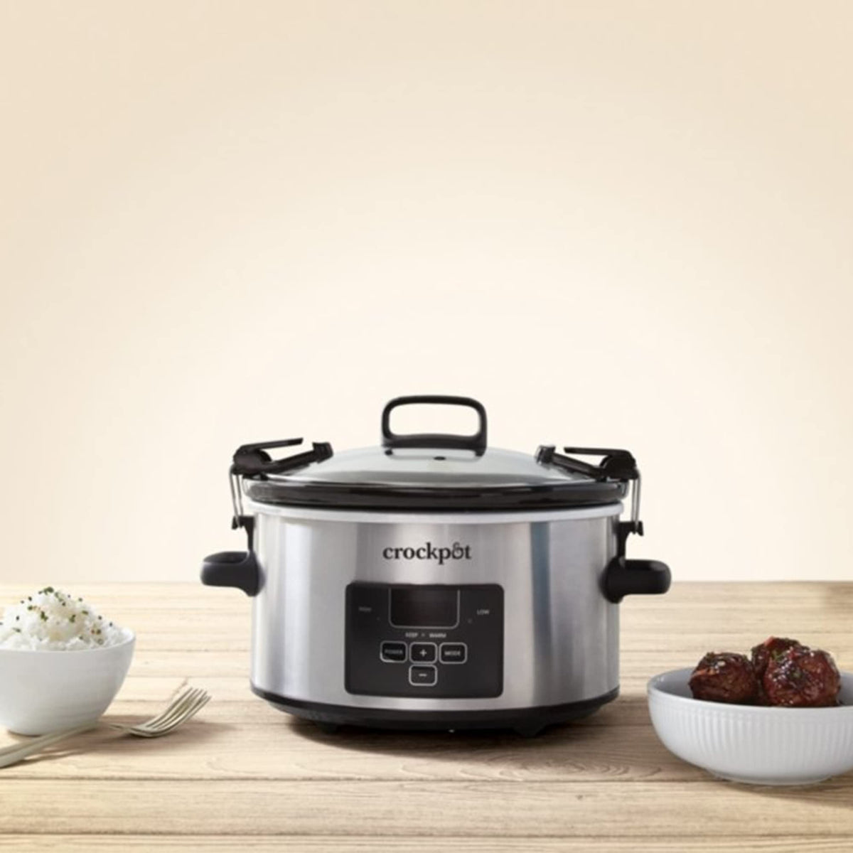 Programmable Slow Cooker, 4 Quart Oval O128