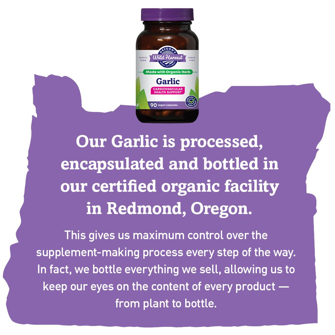 Organic Garlic Capsules 90 Count C66160