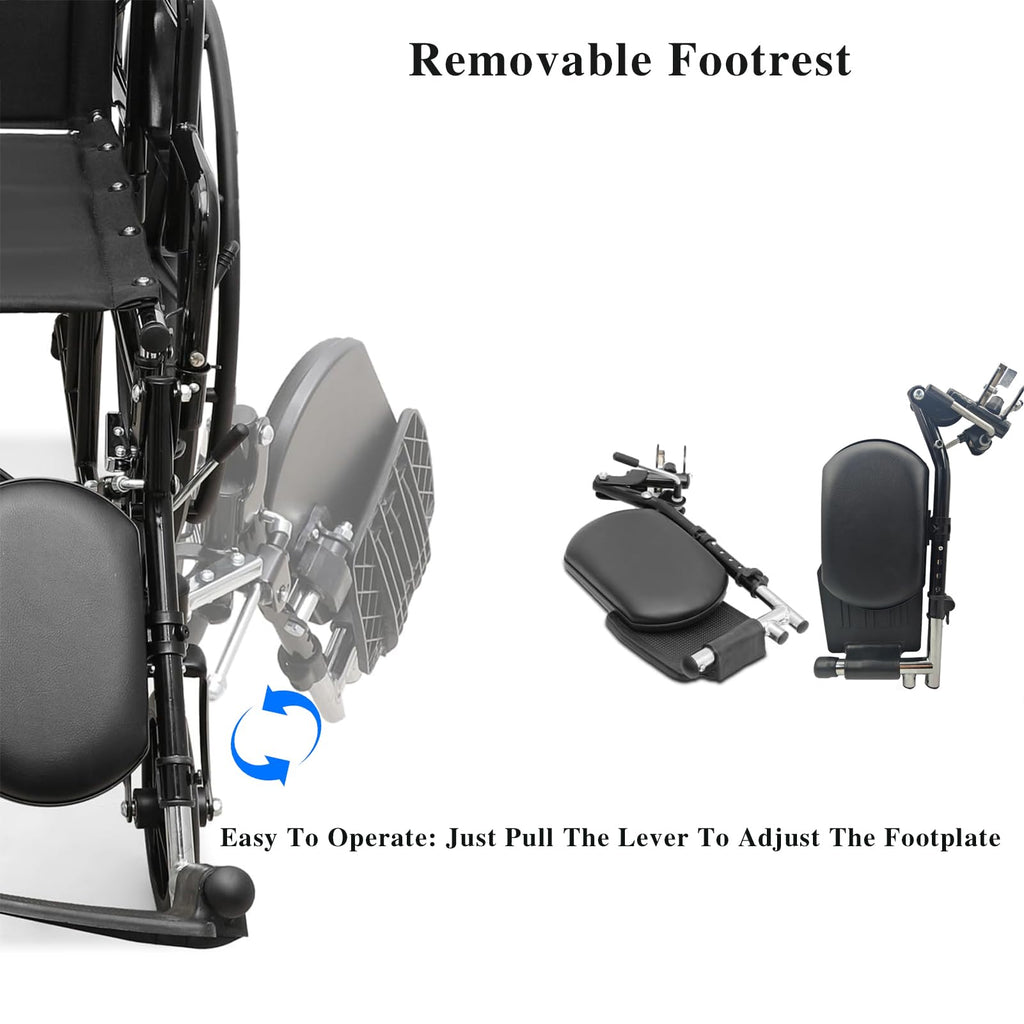 Wheelchair Leg Rest Foot Rest 1 Pair T430