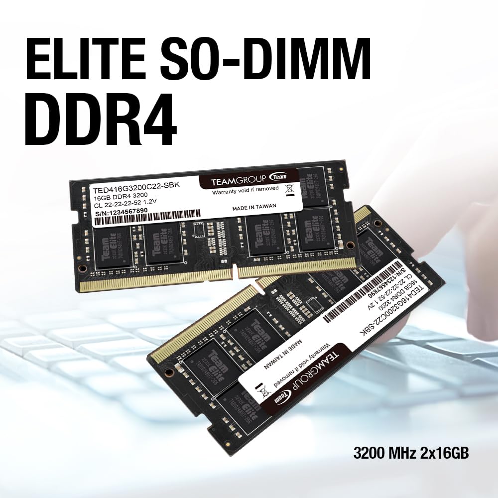 DDR4 16GB Kit 3200MHz SODIMM Laptop Memory D583610