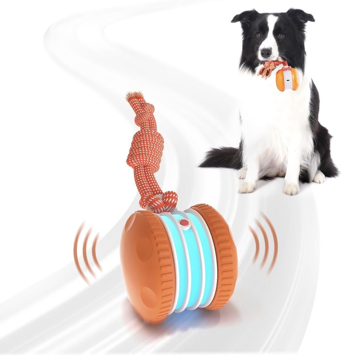 Electric Moving Dog Ball with Rope U3966