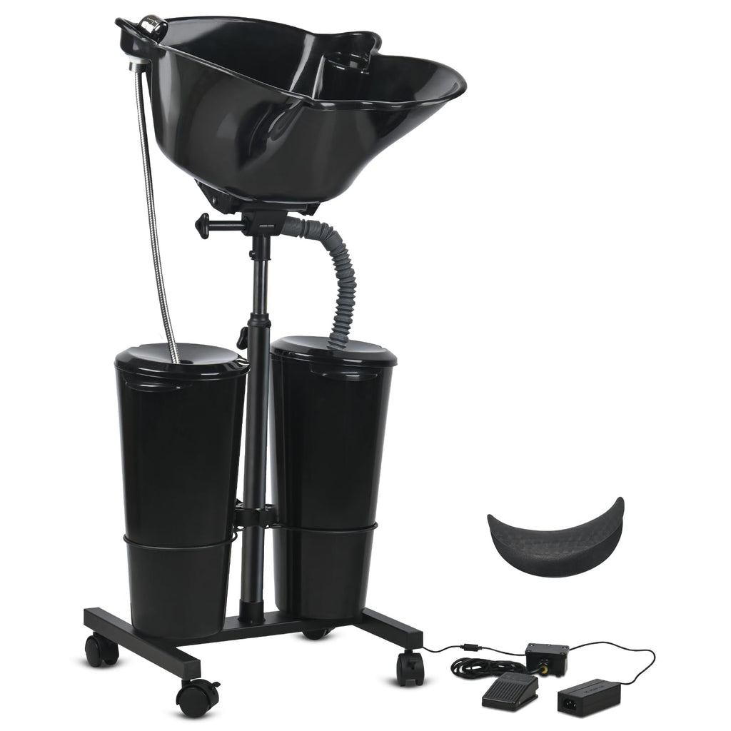 Portable Height Adjustable Shampoo Bowl with Electric Pump U327