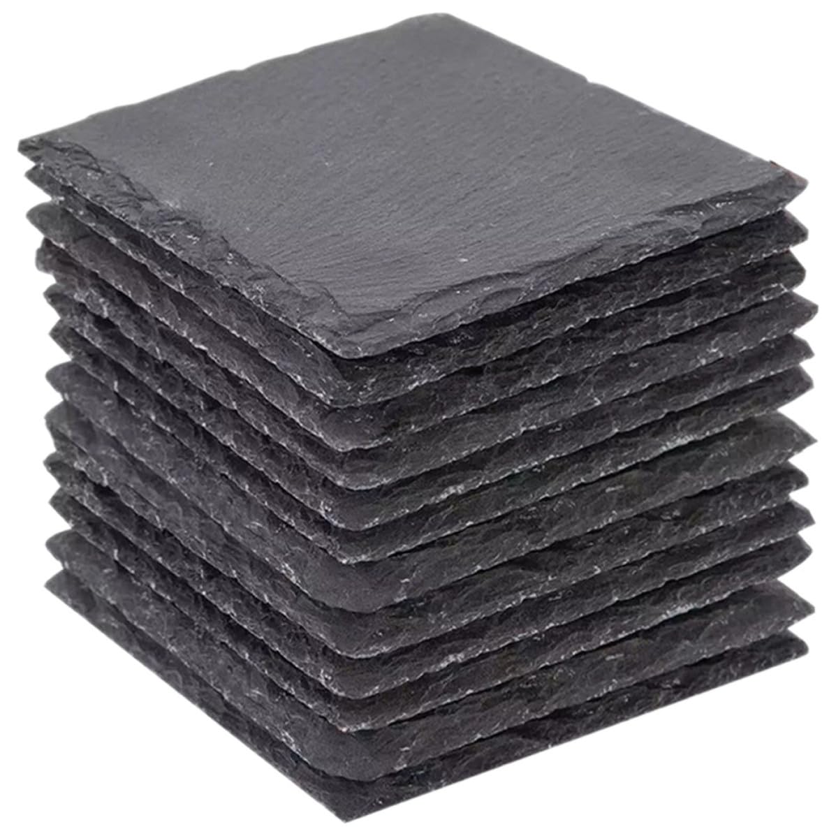 12pcs Natural Stone Drink Coasters I4702
