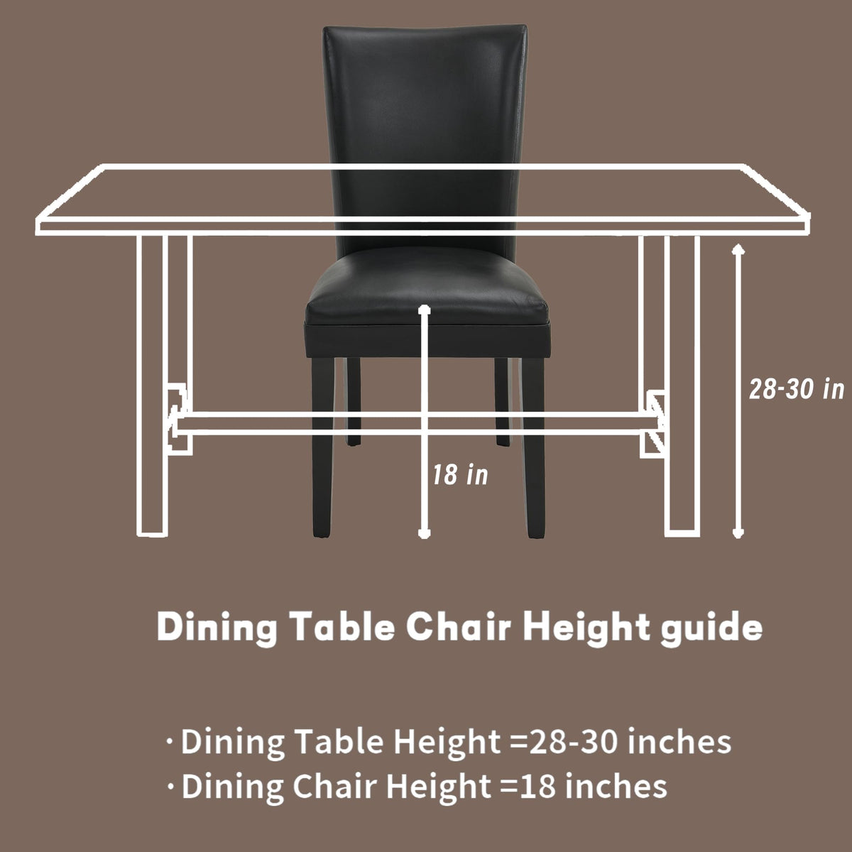 Set of 6 Solid Wood Upholstered Dining Chairs K415
