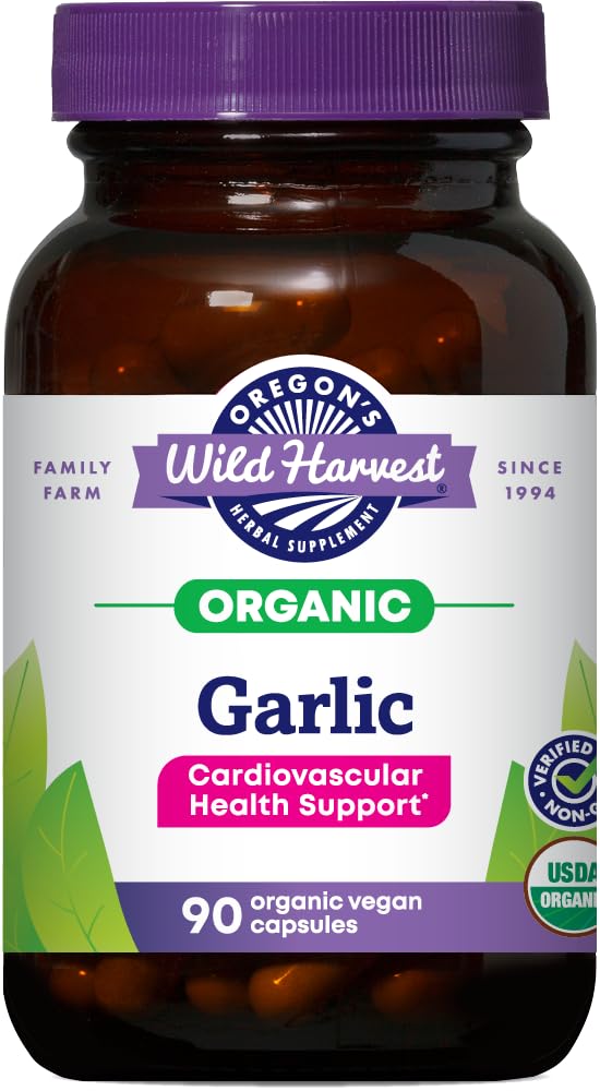 Organic Garlic Capsules 90 Count C66160