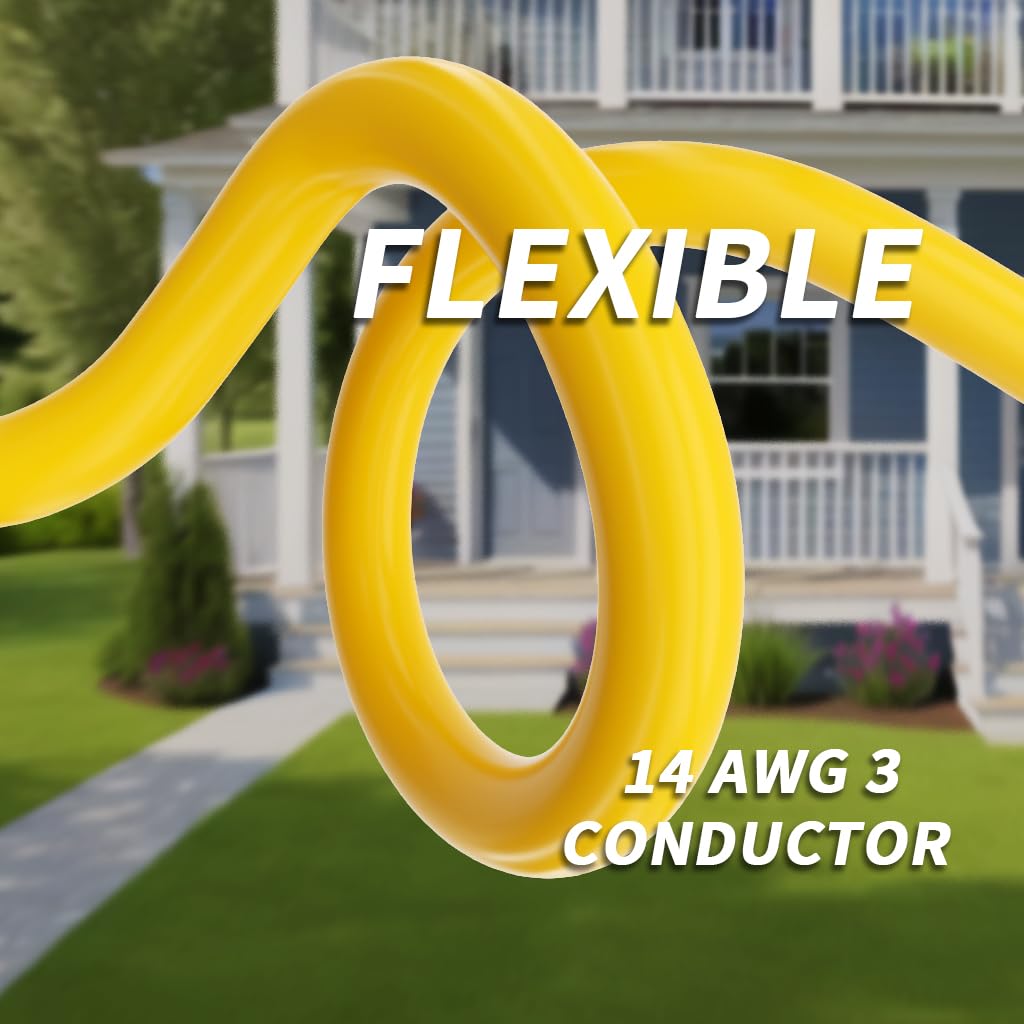 14/3 AWG 100 FT Heavy Duty Extension Cord P80180