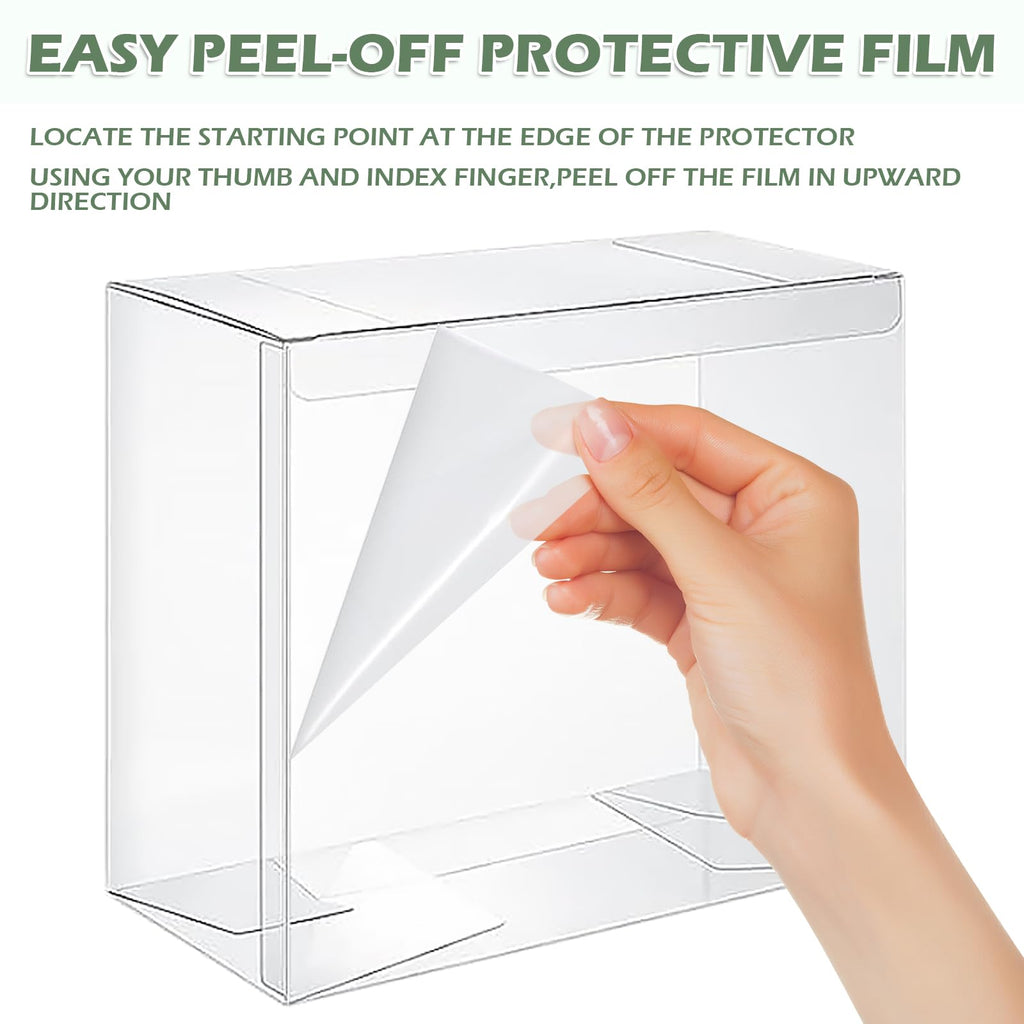 12 Pack Clear PET Plastic Display Storage Case 7.6 x 6.6 x 3.5 Inches U109