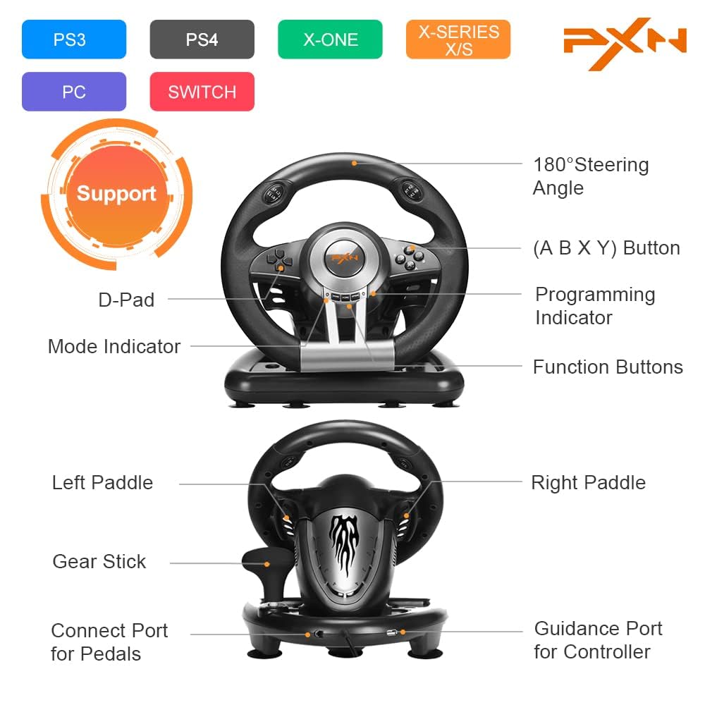 Racing Wheel with Pedals T573338