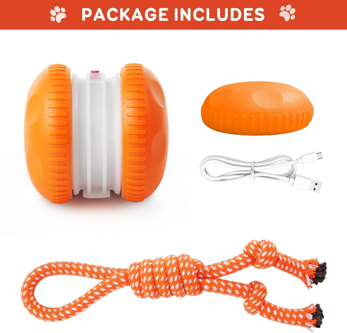 Electric Moving Dog Ball with Rope U3966