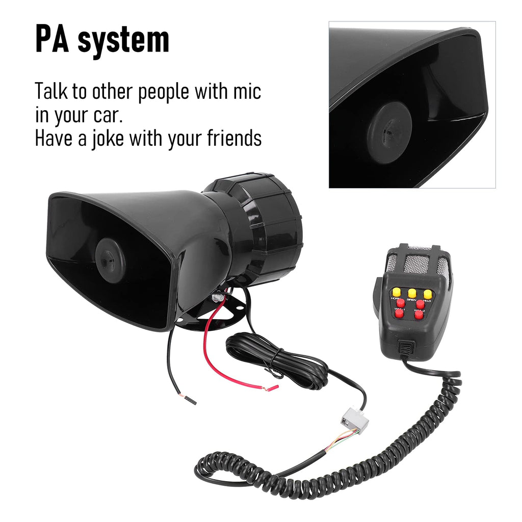 Car Siren Speaker Alarm Horn 7 Tone R75690