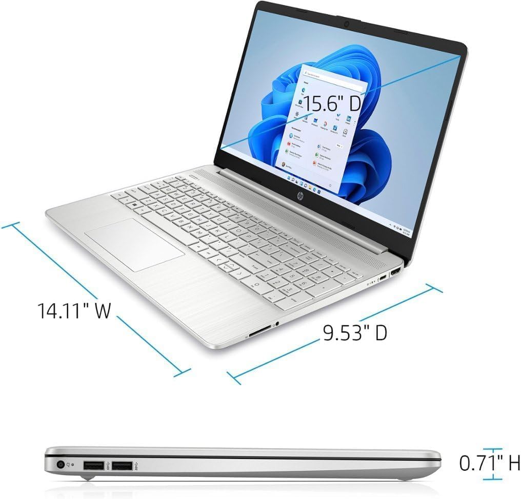 15.6" FHD Laptop, 12th Gen Intel Core i3, 8GB RAM, 256GB SSD Z4760