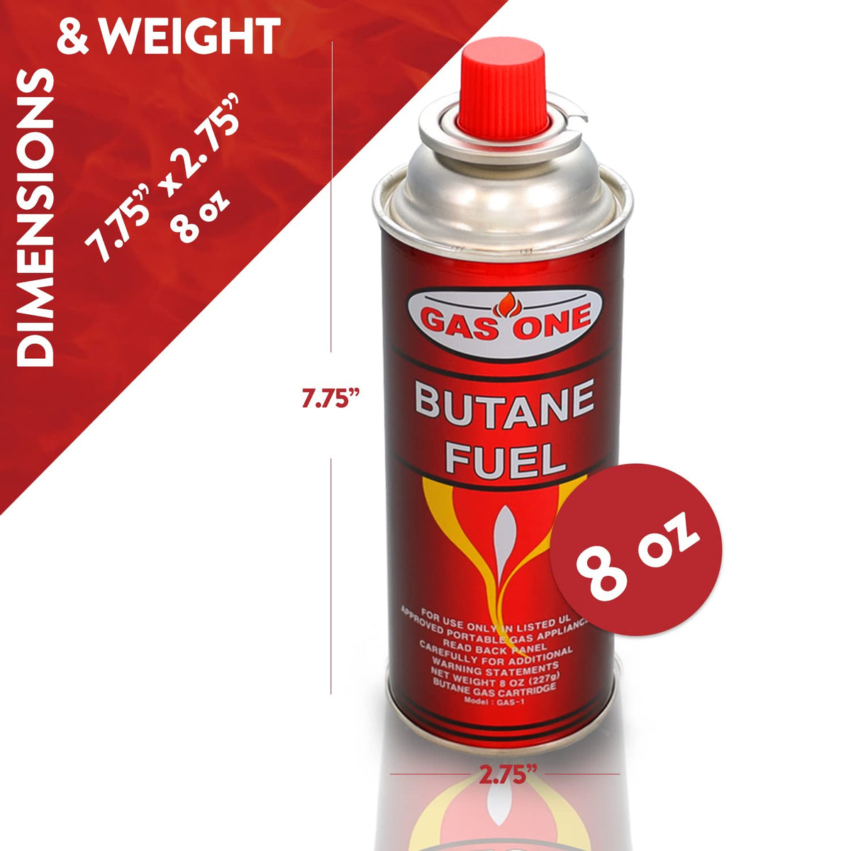 Butane 8 Ounce Canister D225