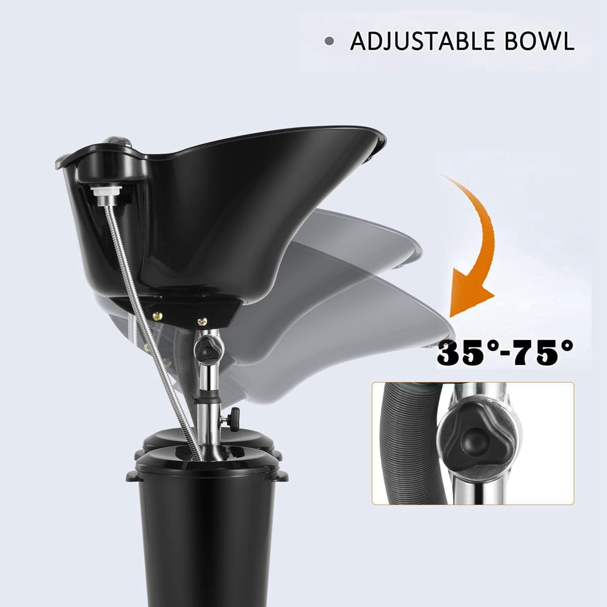 Portable Shampoo Bowl with Electric Pump S808116