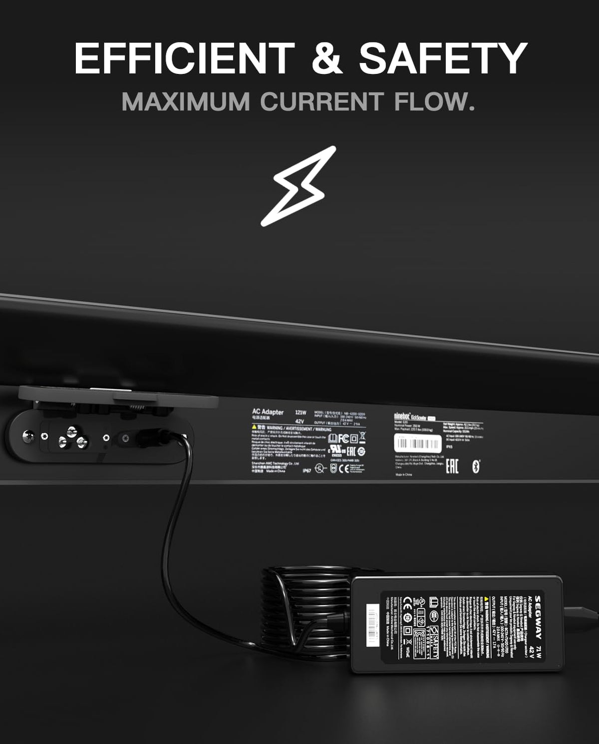 42V 1.7A AC Adapter Power Supply Cord N795