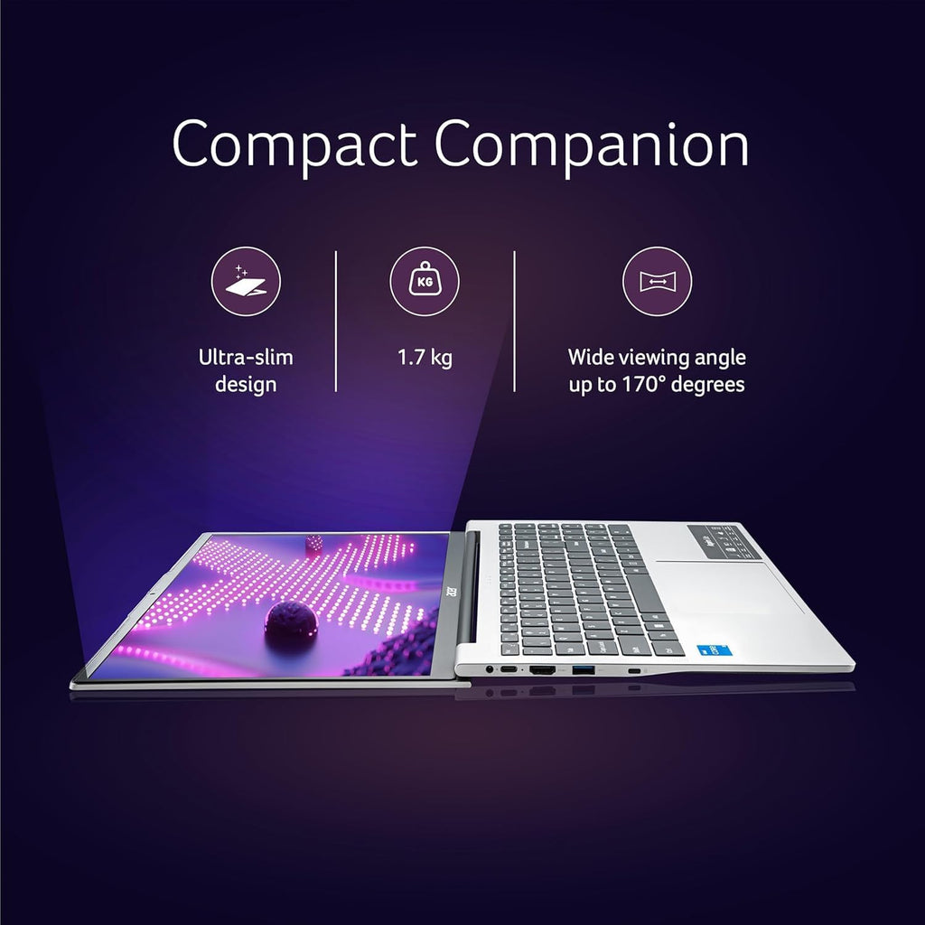 Slim Laptop Intel Core I3 8GB RAM 256GB SSD 15.6" FHD Windows 11 E8473