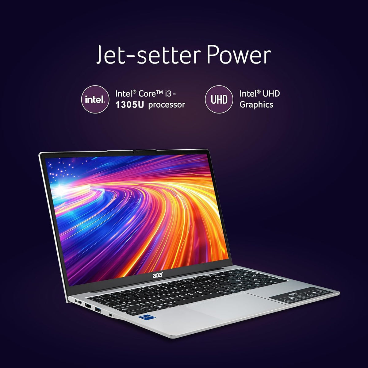 Slim Laptop Intel Core I3 8GB RAM 256GB SSD 15.6" FHD Windows 11 E8473
