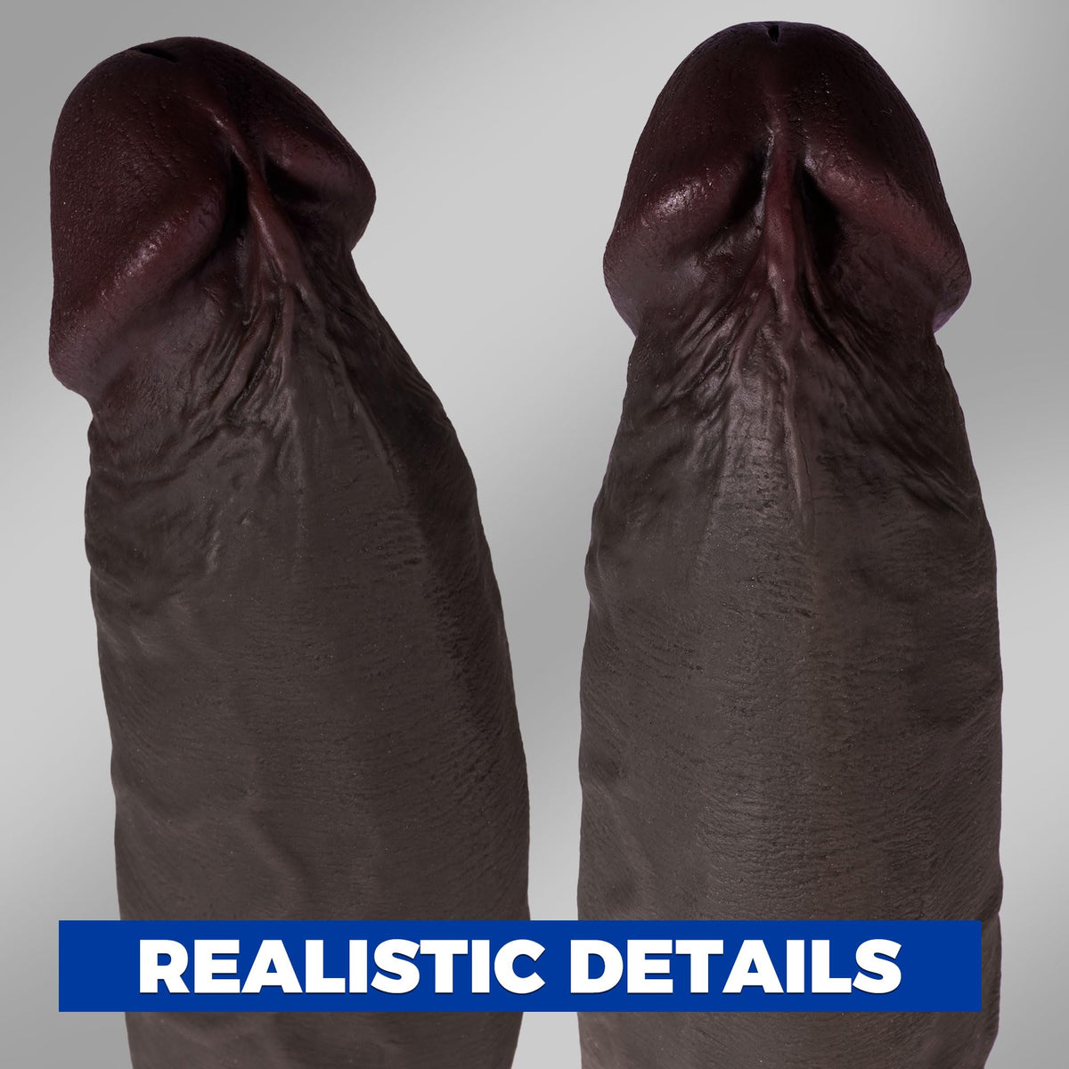 12 Inch Thick Black Dildo F999049