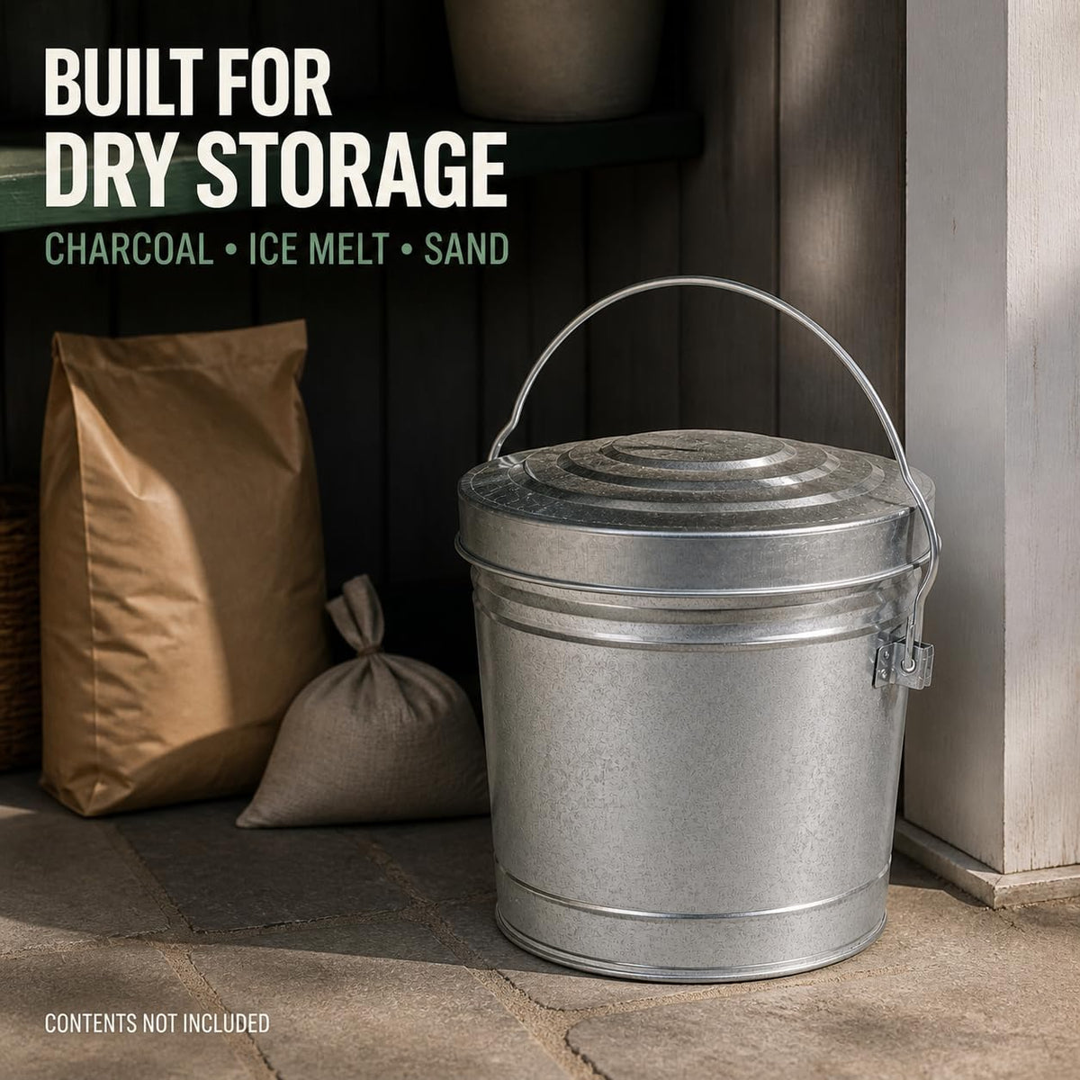 6 Gallon Steel Locking Can with Wire Handle Z872711