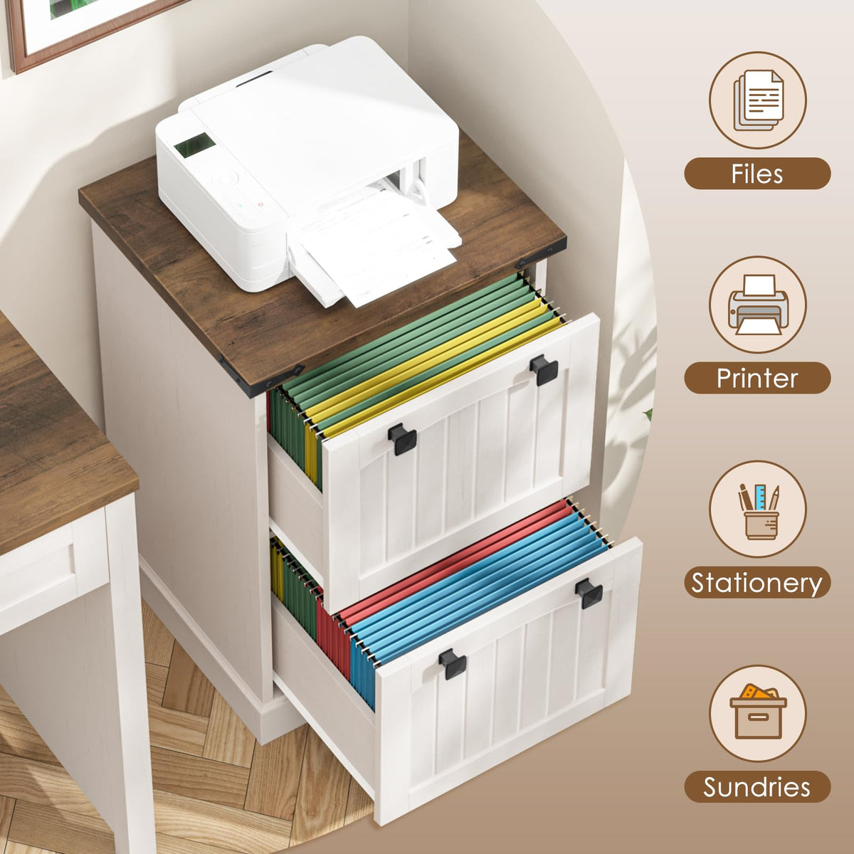 2 Drawer Small File Cabinet W773870