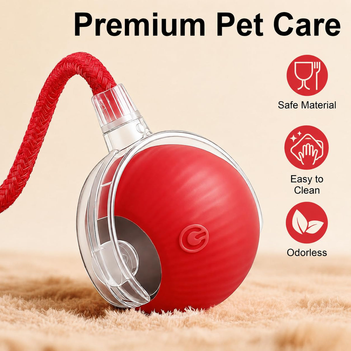 Automatic Rolling Electronic Cat Dog Toy W9982