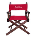 Personalized Embroidered Walnut Frame Toddler's Directors Chair Y728901