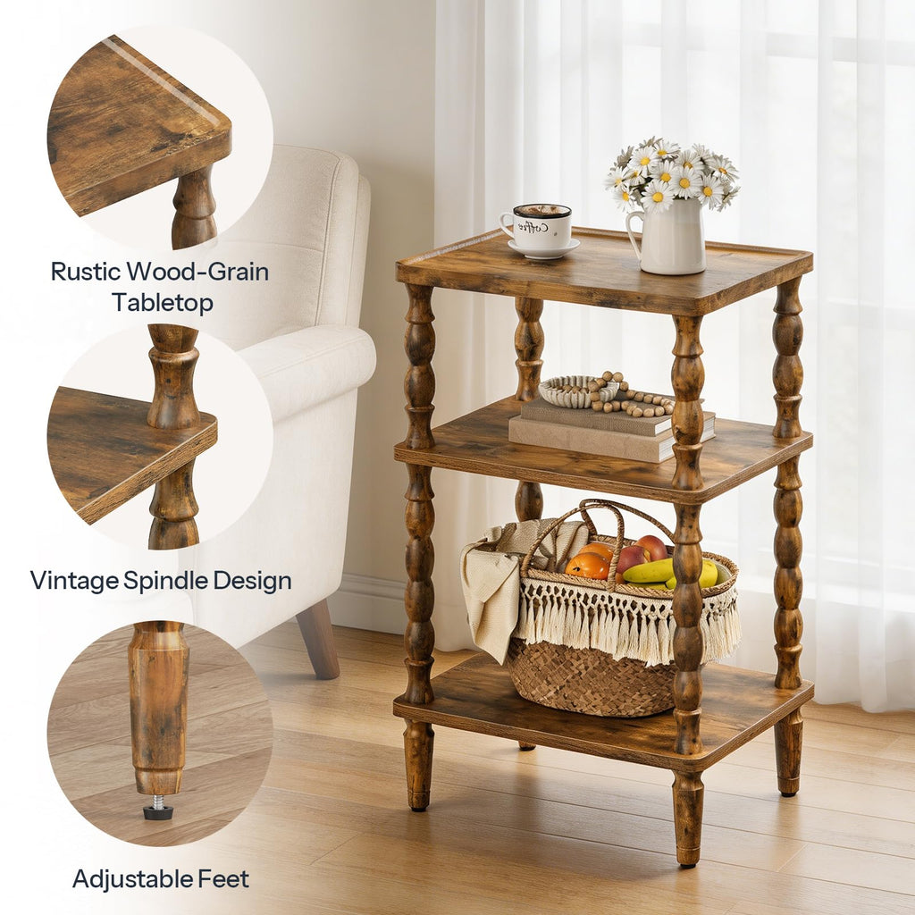 Small 3-Tier End Table W553