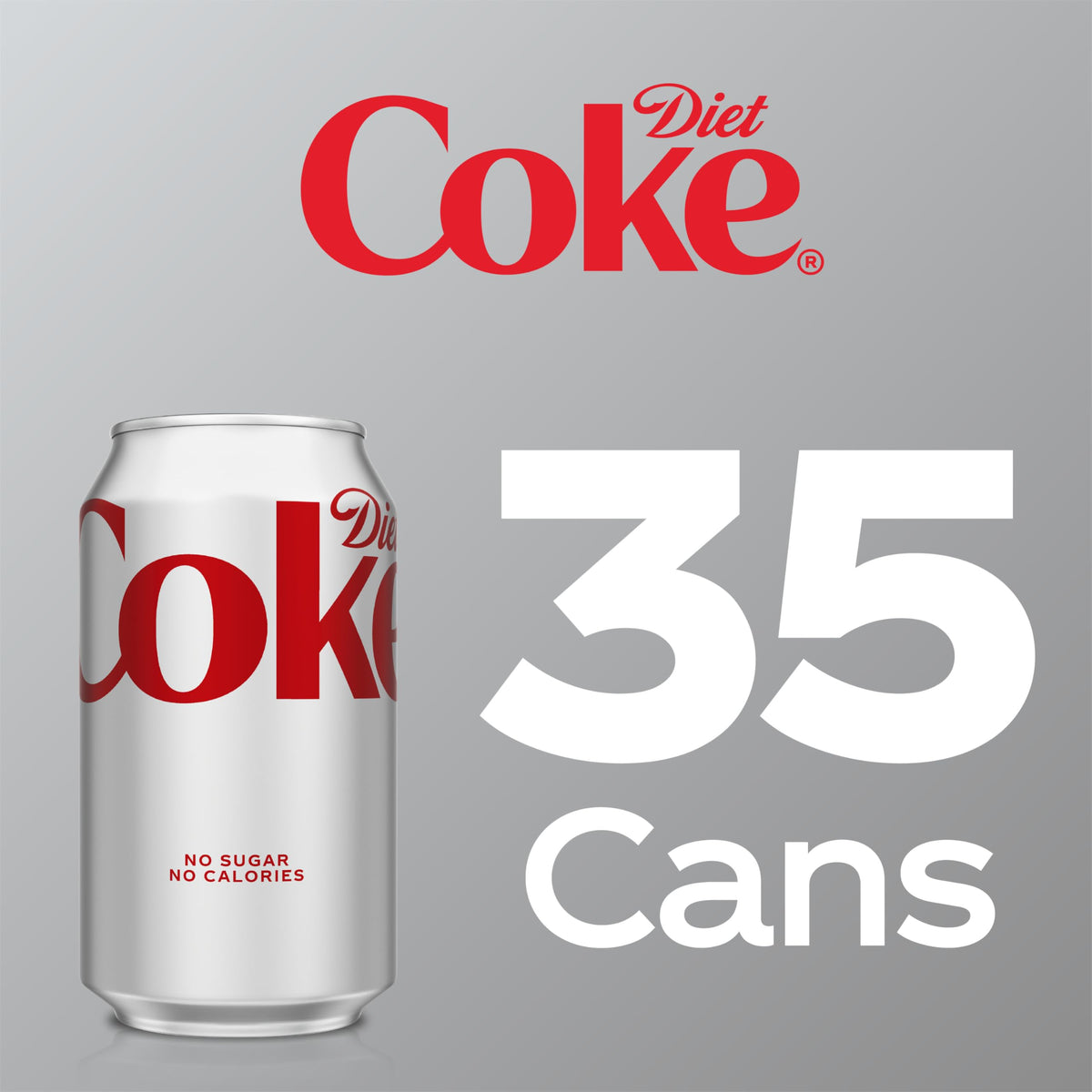 Diet Coke Soda Soft Drink, 12 fl oz, 35 Pack P571
