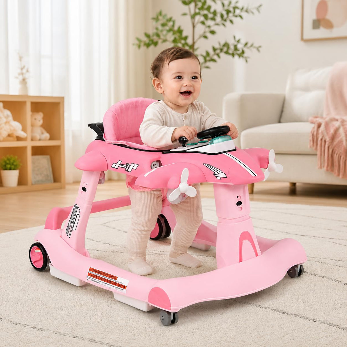 6 in 1 Foldable Baby Walker with Wheels J991