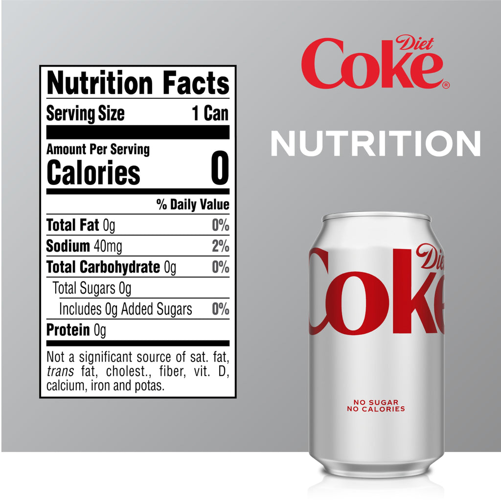 Diet Coke Soda Soft Drink, 12 fl oz, 35 Pack P571