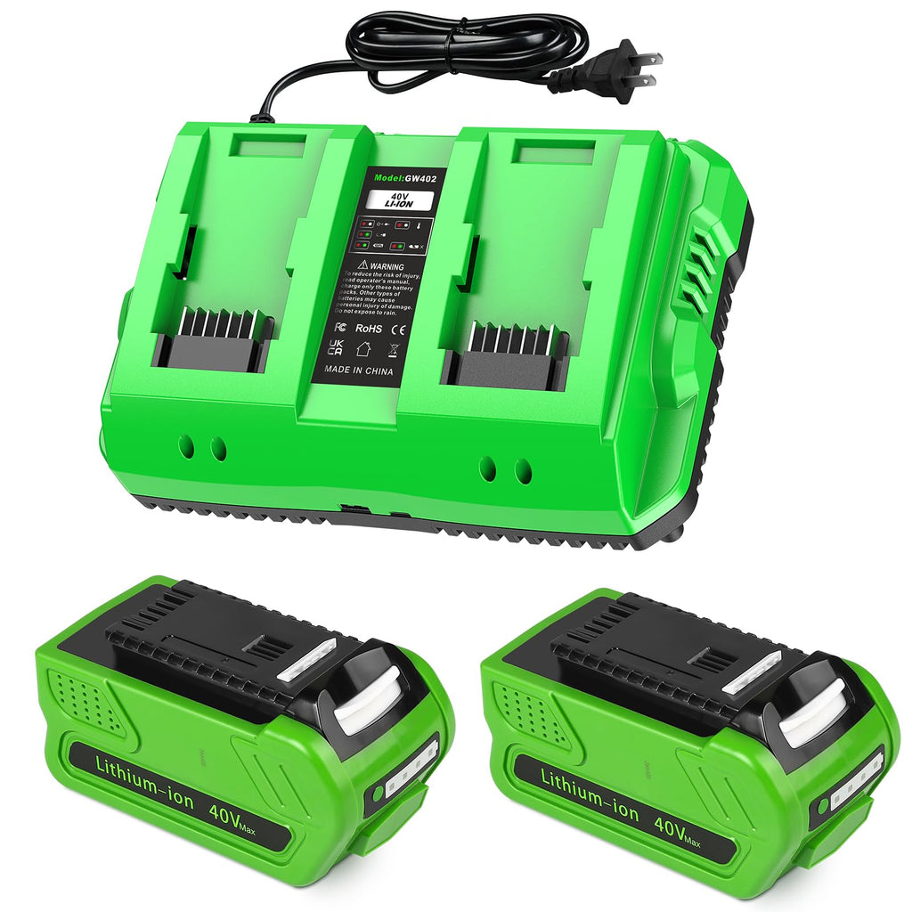 40V 4.0Ah Battery and Charger V8189