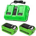 40V 4.0Ah Battery and Charger V8189