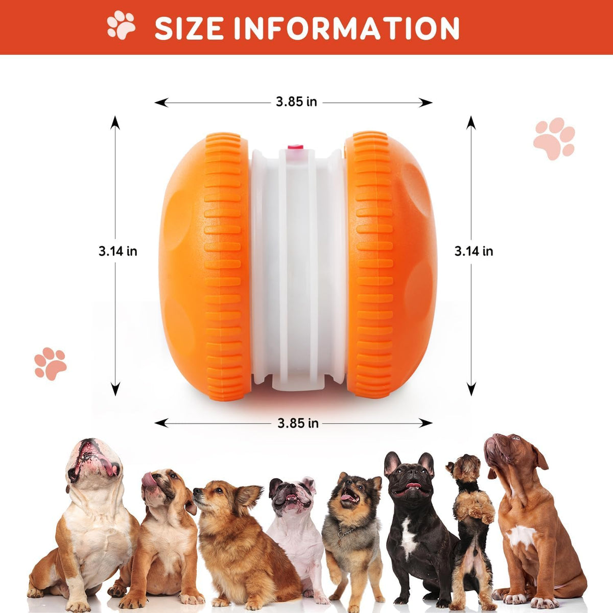 Electric Moving Dog Ball with Rope U3966