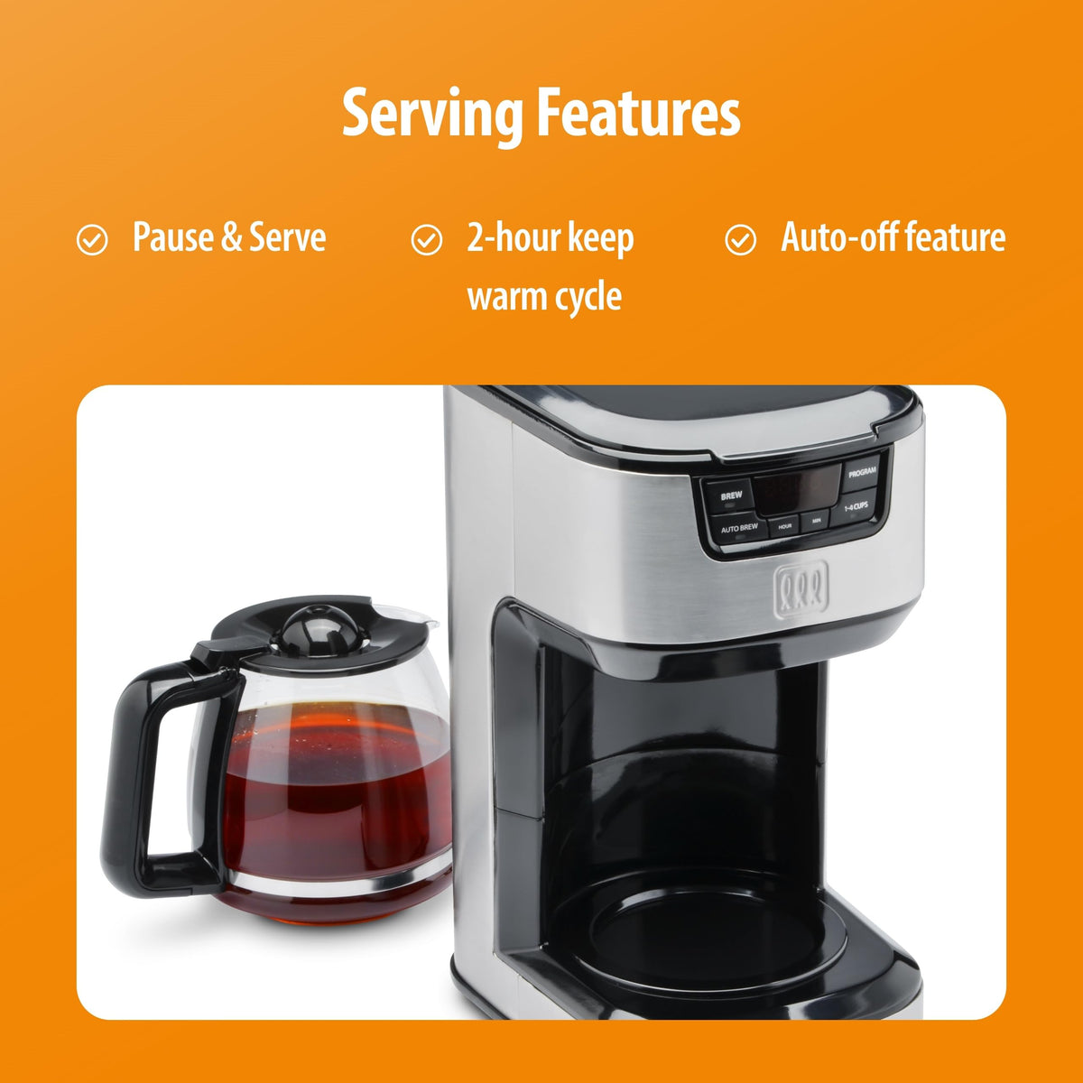12-Cup Digital Drip Coffee Maker E54716