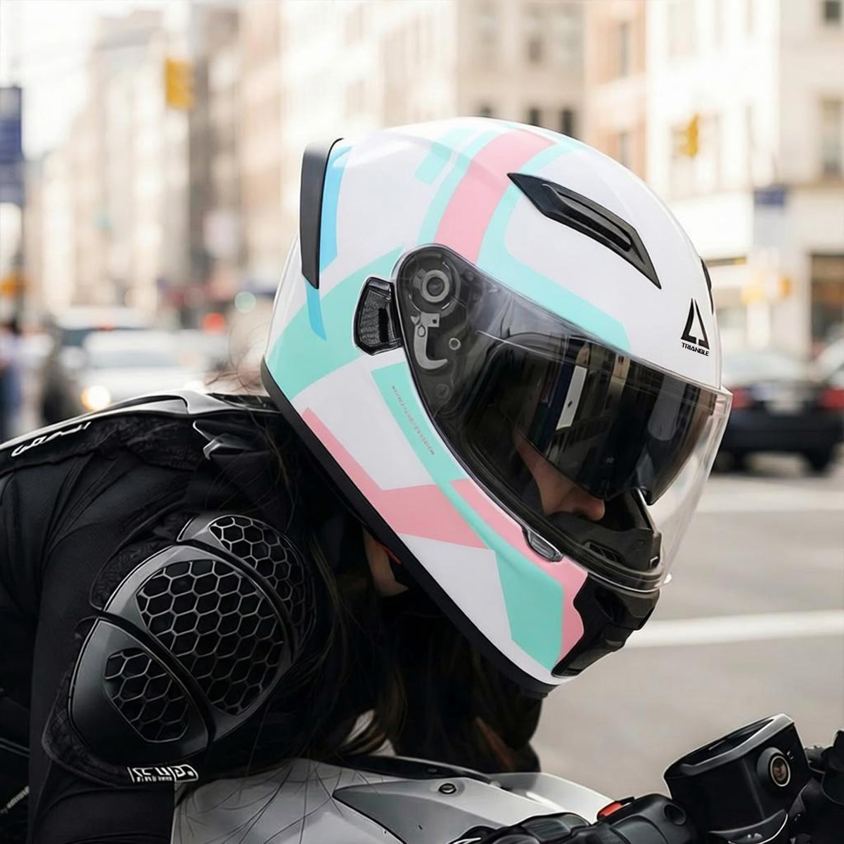 Full Face Motorcycle Helmet Dual Visor G4109