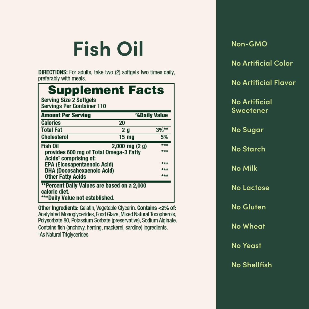 Fish Oil 220 Count G279