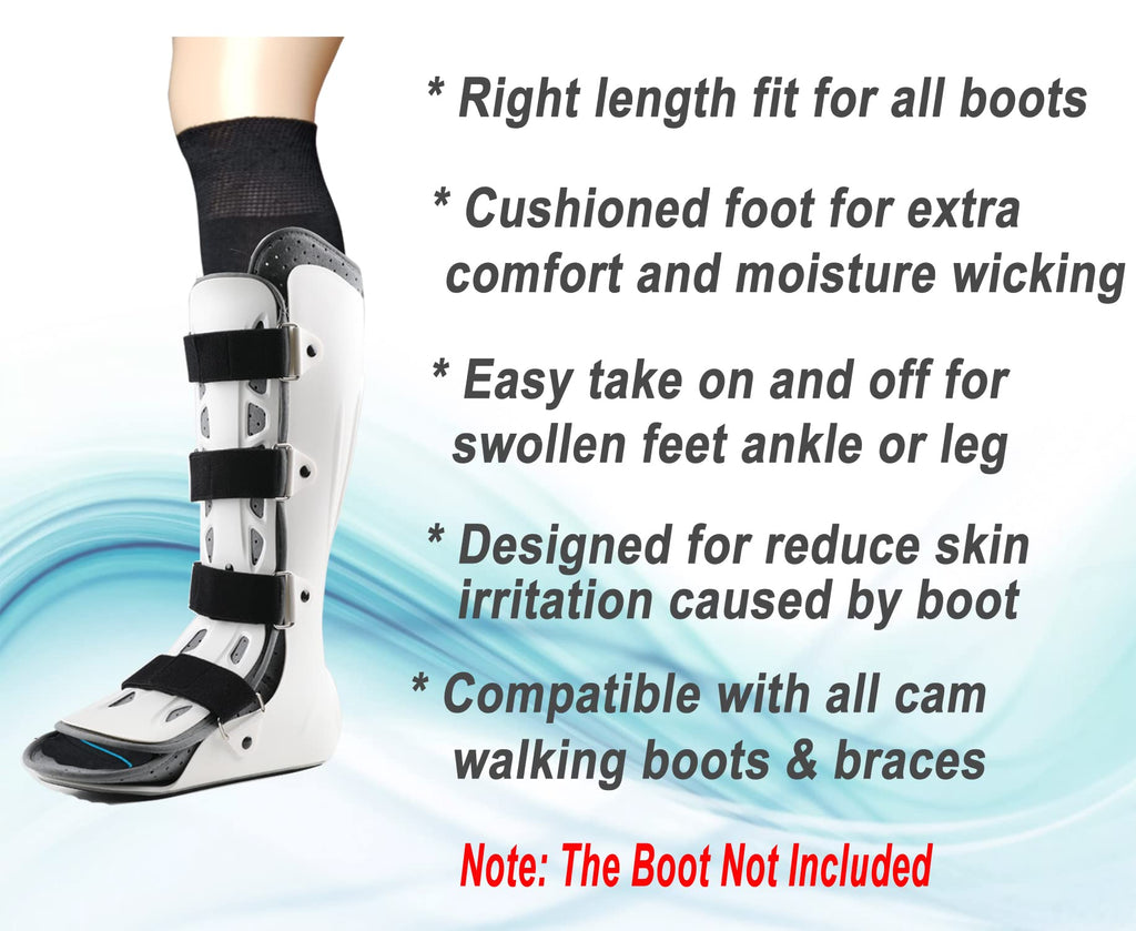 2 Pairs Replacement Sock Liner for Walking Boot Z83309